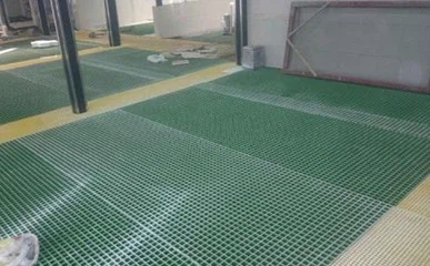 Assembling modular FRP grating and pultruded profile platform Assembling modular FRP grating and pultruded profile platform